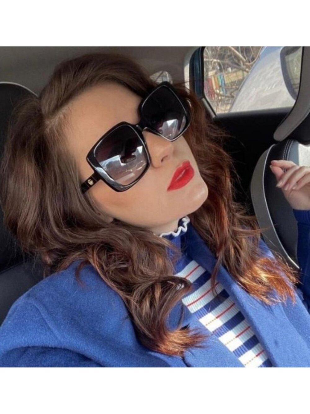 Gucci. Black Ship Same Day Ladies Gg0762s 001 56. Sunglasses - Picture 4 of 12